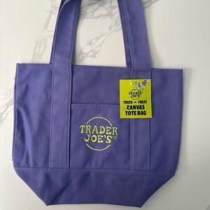 Purple Canvas Tote Bag